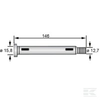 Wał noża Murray 424578 | poltechparts.pl