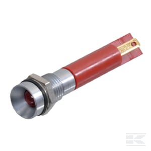 Lampka kontrolna, czerwona, LED 24V