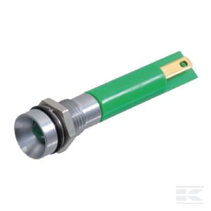 Lampka kontrolna, zielona, LED 24V