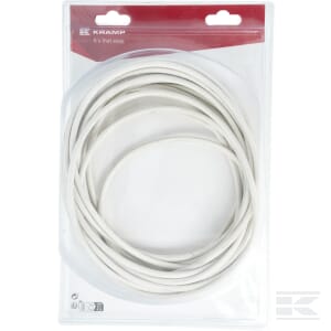Przewód elektryczny biały 2 x 0.75 mm?, 10 m (1)