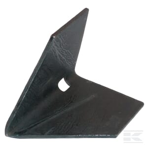Czubek obsypnika 110x110x4 mm wzmocniona płaska, 1-otw. pasująca do Rau