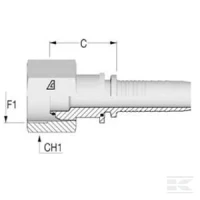 Końcówka gwint wewnętrzny NS-DN20-1" BSP | poltechparts.pl