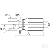 Końcówka DN10-3/8" JIS | poltechparts.pl