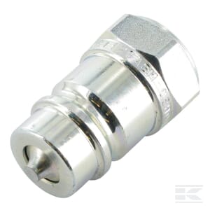 Szybkozłącze wtyczka 1/2" gwint wew. 1/2" z zaworem grzybkowym