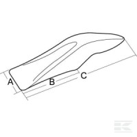 Ząb do przyspawania | poltechparts.pl