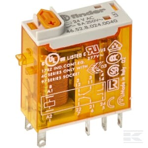Przekaźnik 2W 8A 24V AC | poltechparts.pl