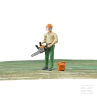 Zabawka figurka drwala z piłą | poltechparts.pl