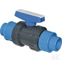 Zawór kulowy z PCW 2xPE 20mm | poltechparts.pl