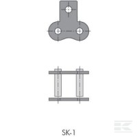 Ogniwo łączące z klipsem SK-1 | poltechparts.pl