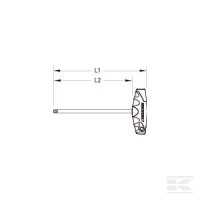 Wkrętak imbusowy Torx® z uchwytem 2K-T, T… | poltechparts.pl