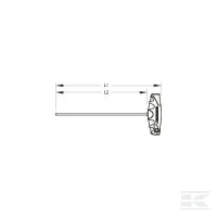 Klucz imbusowy metryczny z uchwytem 2K-T… | poltechparts.pl