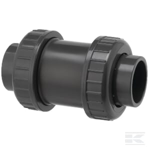 Zawór zwrotny odcinający z PCW z mufą wklejaną VdL, 16 mm DN 10