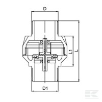 Zawór zwrotny 1-1/4" | poltechparts.pl