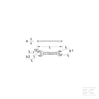 Klucz płaski 24x27 mm | poltechparts.pl