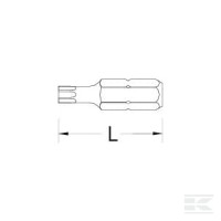 Bit Torx 1/4" T20 op. 10 szt. | poltechparts.pl