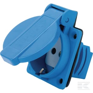 Gniazdo 16A niebieskie | poltechparts.pl