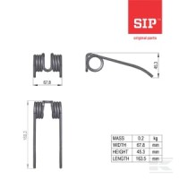 Palec sprężysty napo | poltechparts.pl