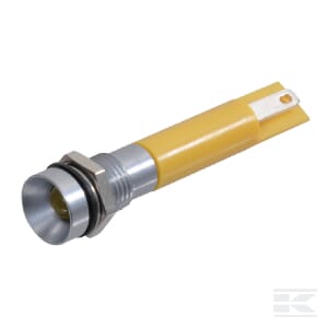 Lampka kontrolna, żółta, LED 24V