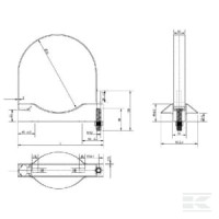 Taśma mocująca, 276 mm | poltechparts.pl