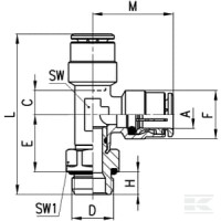 Szybkozłącze męskie T | poltechparts.pl