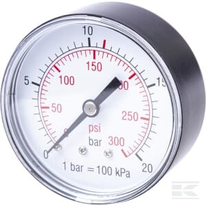 Manometr ?63 1/4" 20/11B | poltechparts.pl