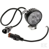 Lampa robocza LED, okrągła 12W 1200lm 12/… | poltechparts.pl