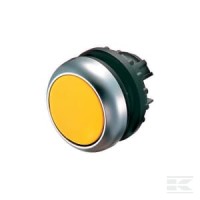 Przycisk wciskany podświetlany, żółty M M… | poltechparts.pl