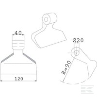 Nóż bijaka Cabe | poltechparts.pl