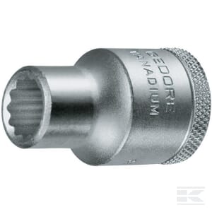 Klucz nasadowy 1/2" 12 kt. Gedore, 5/16"