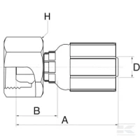 Końcówka DN6-M16x1.5-10L | poltechparts.pl