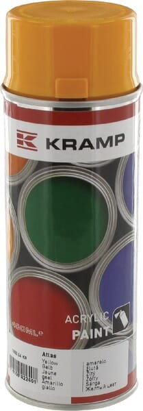 Lakier pasujący do maszyn Atlas, żółty 400 ml