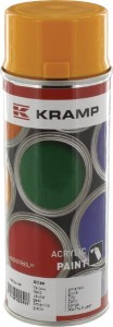 Lakier pasujący do maszyn Atlas, żółty 400 ml