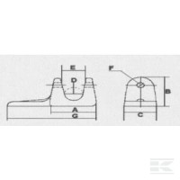 Widełki do ścianek skrzyni ładunkowej | poltechparts.pl