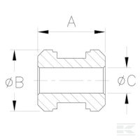 Tłok DS25, otwór 25 | poltechparts.pl