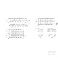 Półogniwo, 1/2 x 5/16 podwójne | poltechparts.pl