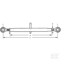 Łącznik górny oczko/oczko 250, 3/4" kat.0… | poltechparts.pl