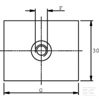 Obejma kpl. podwójna 42x42 mm (5 szt.) | poltechparts.pl