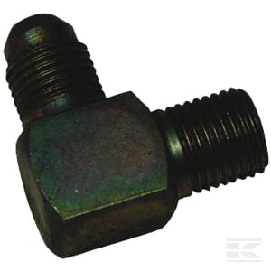 Złącze kolankowe 90° gwint zewnętrzny 3/8" BSP x gwint zewnętrzny 9/16" JIC