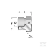 Korek 1-7/16 ORFS | poltechparts.pl