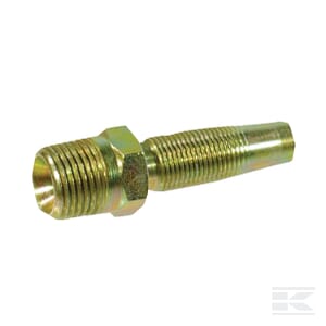Końcówka gwintowana DN08 RNT gwint zewnętrzny 1/4" BSPT stożek wewnętrzny 60°