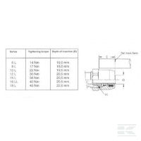 Trójnik gwintowany, 8/M12x1.5 | poltechparts.pl
