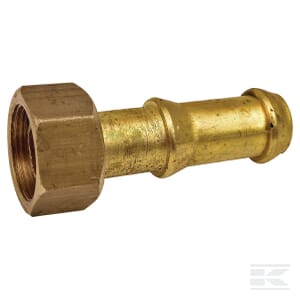 Złącze pompy, proste, mosiężne ? 19 mm