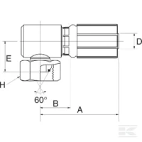 Końcówka 90° DN10-3/8" BSP | poltechparts.pl