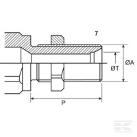Szybkozłącze skręcane 1/2" gwint zew. M20… | poltechparts.pl