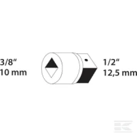 Element napędowy i łączący 3/8" Gedore, a… | poltechparts.pl