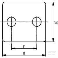 Obejma ciężka kpl 1x6mm, PP gr. 1 (1 szt.) | poltechparts.pl