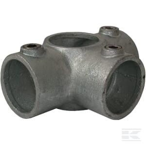 Łącznik 3-drożny 90° do konstrukcji rurowych 176-D 48.3 mm