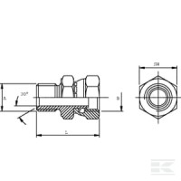 Złącze redukcyjne gwint zewnętrzny / wewn… | poltechparts.pl
