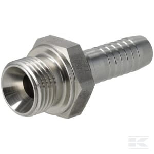 Końcówka DN08-3/8" BSP stal nierdzewna