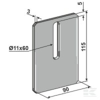 Zgarniak powlekany Amazone | poltechparts.pl